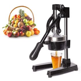 Citrus Pomegranate Juicer Labor-saving Manual Fruit Juicer Press Fruit Squeezer with Stable Non-slip Base, Black Citrus Pomegranate Juicer Labor-saving Manual Fruit Juicer Press Fruit Squeezer with Stable Non-slip Base, Black
