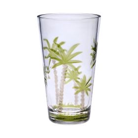Palm Tree Design Acrylic Glasses Drinking Set of 4 Hi Ball (20oz), Plastic Drinking Glasses, BPA Free Cocktail Glasses, Drinkware Set Palm Tree Design Acrylic Glasses Drinking Set of 4 Hi Ball (20oz), Plastic Drinking Glasses, BPA Free Cocktail Glasses, Drinkware Set